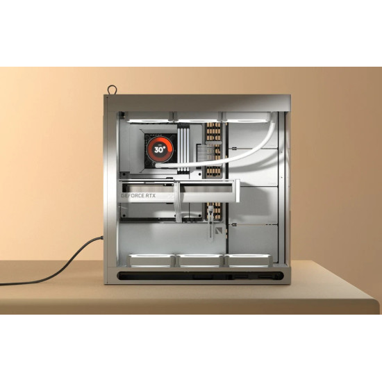 Кутия за компютър HAVN Case E-ATX - HS 420 Base Edition, White
