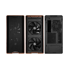 Кутия за компютър Lian Li Case ATX - LANCOOL 217 WOOD - Black