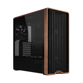 Кутия за компютър Lian Li Case ATX - LANCOOL 217 WOOD - Black