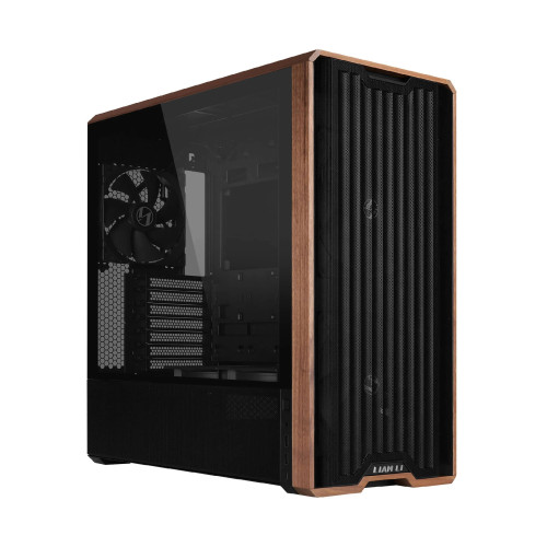 Кутия за компютър Lian Li Case ATX - LANCOOL 217 WOOD - Black
