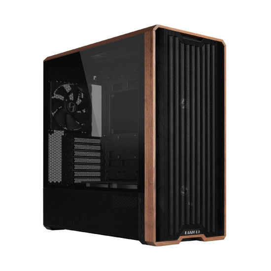 Кутия за компютър Lian Li Case ATX - LANCOOL 217 WOOD - Black