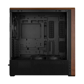 Кутия за компютър Lian Li Case ATX - LANCOOL 217 WOOD - Black