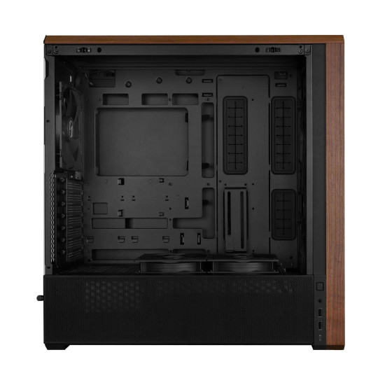 Кутия за компютър Lian Li Case ATX - LANCOOL 217 WOOD - Black