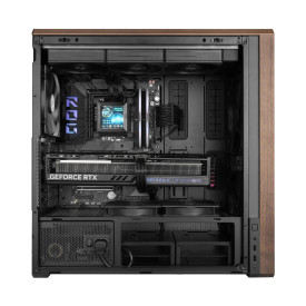 Кутия за компютър Lian Li Case ATX - LANCOOL 217 WOOD - Black