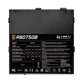 Захранване Lian Li PSU ATX 3.1 750W Bronze - RB 750B