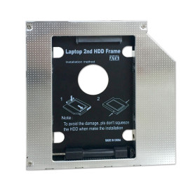 Кади за лаптоп Makki Laptop Caddy 12.7mm SATA3 with LED/switch MAKKI-CADDY-127-LS