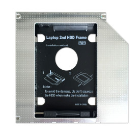 Кади за лаптоп Makki Laptop Caddy 12.7mm SATA3 with LED/switch MAKKI-CADDY-127-LS