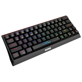 Безжична клавиатура Marvo Wireless Gaming Mechanical keyboard Hecate 61WR Black - KG962W-R - Bluetooth 5.0, 63 keys