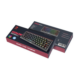 Безжична клавиатура Marvo Wireless Gaming Mechanical keyboard Hecate 61WR Black - KG962W-R - Bluetooth 5.0, 63 keys