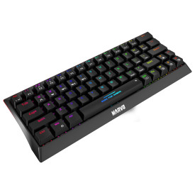Безжична клавиатура Marvo Wireless Gaming Mechanical keyboard Hecate 61WR Black - KG962W-R - Bluetooth 5.0, 63 keys