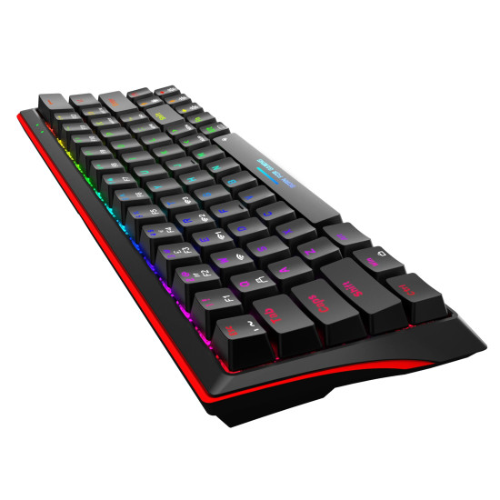 Безжична клавиатура Marvo Wireless Gaming Mechanical keyboard Hecate 61WR Black - KG962W-R - Bluetooth 5.0, 63 keys
