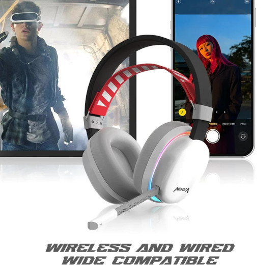 Безжични слушалки Marvo Gaming Headphones Monka Echo HG9069W - Bluetooth, 2.4G