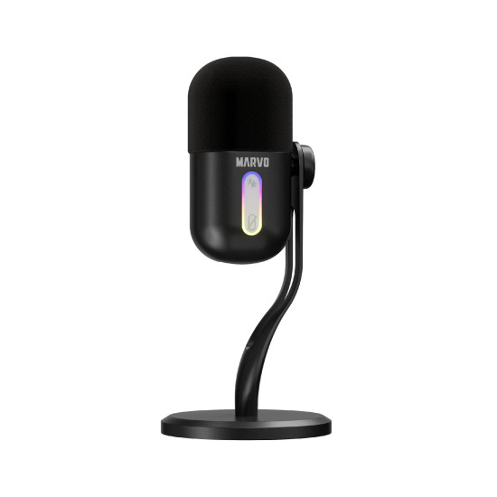 Микрофон Marvo Gaming USB Microphone - Blast 50 MIC-08 Black - USB, RGB