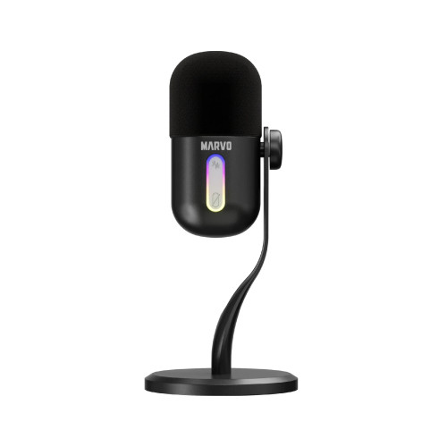 Микрофон Marvo Gaming USB Microphone - Blast 50 MIC-08 Black - USB, RGB