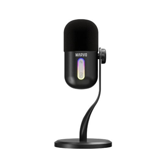 Микрофон Marvo Gaming USB Microphone - Blast 50 MIC-08 Black - USB, RGB