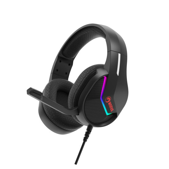 Слушалки Marvo Gaming Headphones H8618 Black - 50mm, USB, RGB