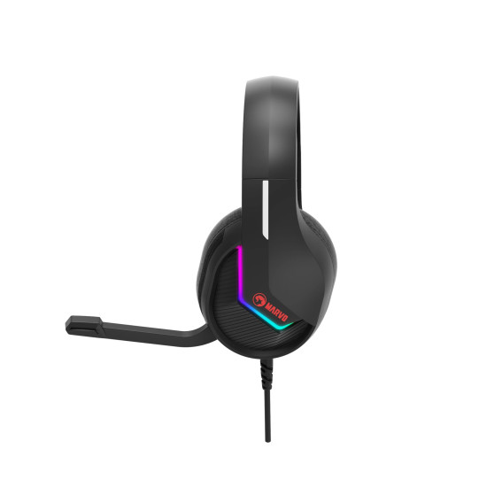 Слушалки Marvo Gaming Headphones H8618 Black - 50mm, USB, RGB