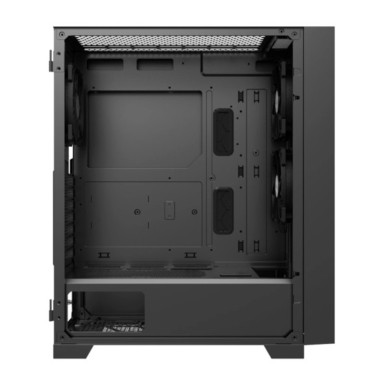 Кутия за компютър Montech AIR 1000 LITE, Mid-tower Case, TG, 3x120mm Fans, Black