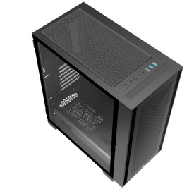 Кутия за компютър Montech AIR 1000 LITE, Mid-tower Case, TG, 3x120mm Fans, Black