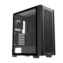 Кутия за компютър Montech AIR 1000 LITE, Mid-tower Case, TG, 3x120mm Fans, Black