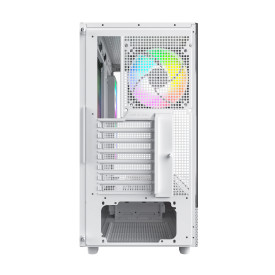 Кутия за компютър Montech Case ATX - XR (W) - 3 x 120 mm ARGB Fans, USB-C, White