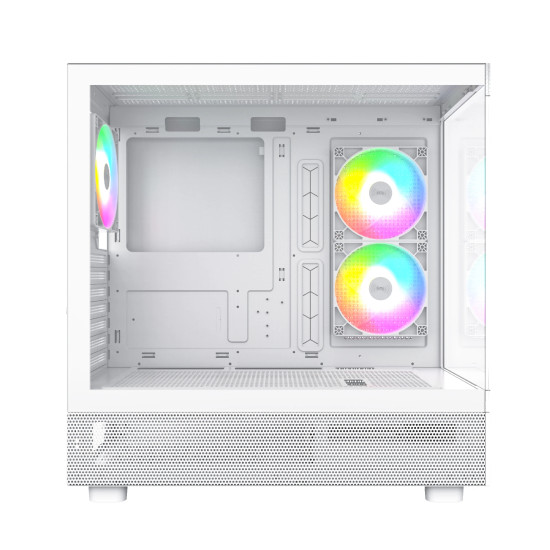 Кутия за компютър Montech Case ATX - XR (W) - 3 x 120 mm ARGB Fans, USB-C, White
