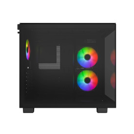 Кутия за компютър Montech KING 65 Pro, Dual Chamber Mid-tower Case, 3 ARGB Fans, Black