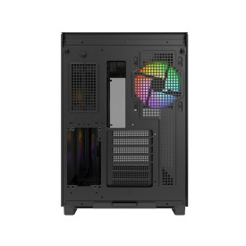 Кутия за компютър Montech KING 65 Pro, Dual Chamber Mid-tower Case, 3 ARGB Fans, Black