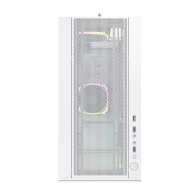 Кутия за компютър Montech SKY TWO, Mid-tower Case, TG, 4x120mm ARGB Fans, White