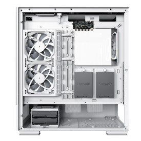 Кутия за компютър Montech SKY TWO, Mid-tower Case, TG, 4x120mm ARGB Fans, White