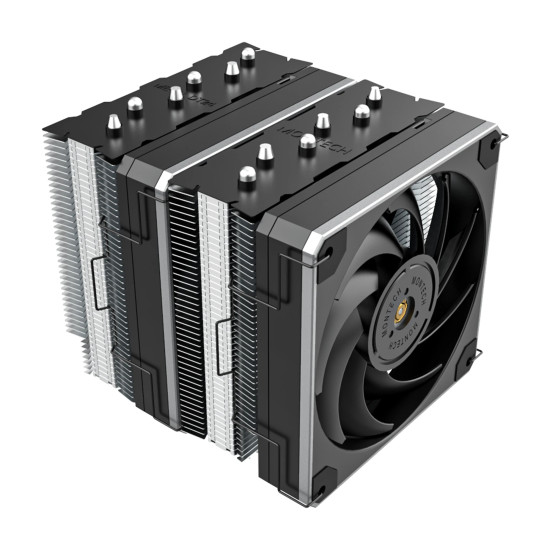 Охладител за процесор Montech METAL DT24 BASE, CPU Cooler, 270W TDP, Dual Tower