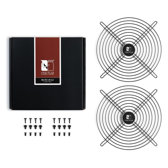 Комплект решетки за вентилатори Noctua Fan Grill Metal - 200mm 2pcs pack - NA-FG1-20-Sx2