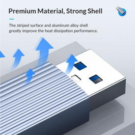 Адаптер Orico USB3.1 to Type-C (female) - AH-AC10-GY