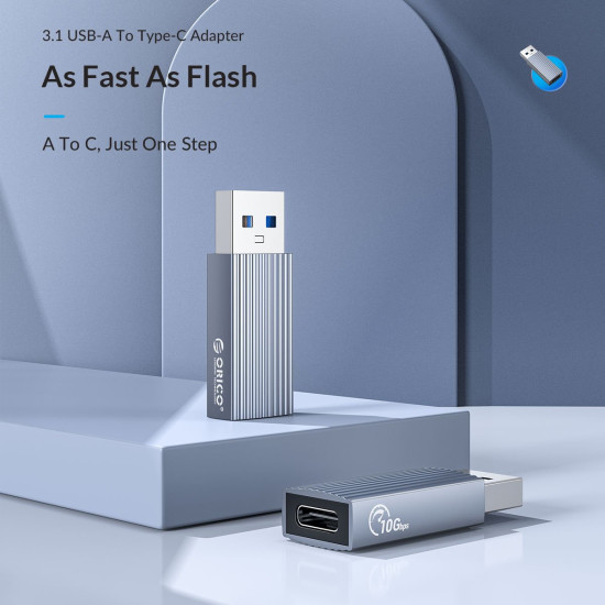Адаптер Orico USB3.1 to Type-C (female) - AH-AC10-GY