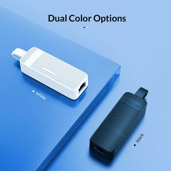 Адаптер Orico USB3.0 to LAN Gigabit 1000Mbps black - UTK-U3