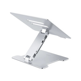 Поставка за лаптоп Orico Laptop Stand - Aluminum, 2 x USB3.0, Card Reader, up to 15.6" - LST-2AS-SV