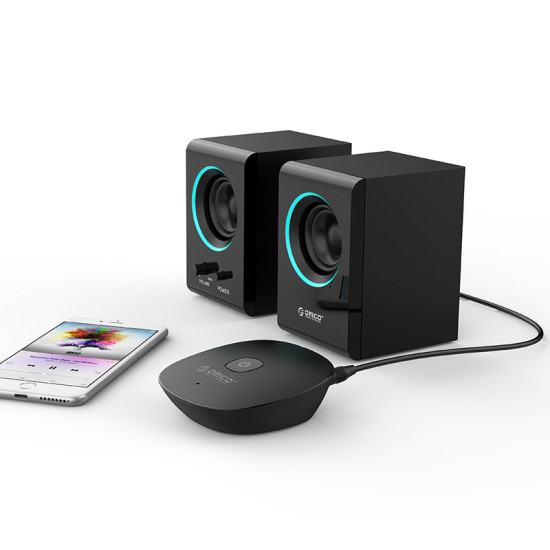 Блутут ресийвър Orico NFC Bluetooth 4.1 receiver - Optical, coaxial, 3.5mm out - BR01-PRO