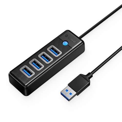 USB хъб Orico HUB USB3.0 4 port Black - PW4U-U3-015-BK