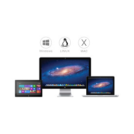 USB хъб Orico USB3.0 HUB 4 port black - W6PH4-U3-V1-BK