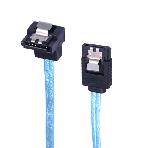 SATA кабел Orico Cable SATA3 60cm /w Lock, 1 Right angle - CPD-7P6G-BA60