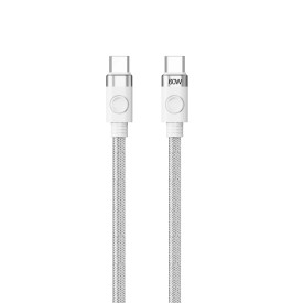 USB кабел Orico USB C-to-C PD 60W Charging 1.0m White - CDX-60CC-WH