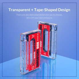 Външна кутия за диск Orico Storage - Case - 2.5 inch USB3.0 Retro Look - 2580U3-CR