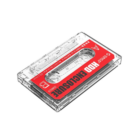 Външна кутия за диск Orico Storage - Case - 2.5 inch USB3.0 Retro Look - 2580U3-CR