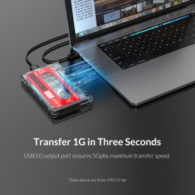 Външна кутия за диск Orico Storage - Case - 2.5 inch USB3.0 Retro Look - 2580U3-CR