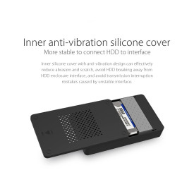 Кутия за диск Orico Storage - Case - 3.5 inch USB3.0 UASP black - 3569S3
