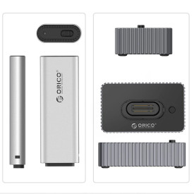 Докинг станция Orico Storage - Case/Docking Station - M.2 NVMe/NGFF - IT18C3-GY