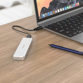 Външна кутия за диск Orico Storage - Case - M.2 NVMe M-key 10 Gbps - PCM2-C3-SV