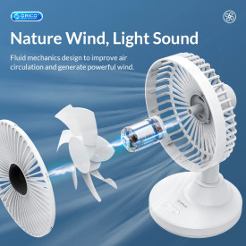 Вентилатор за бюро Orico Desktop USB Fan - YT-N9C-BL-BP