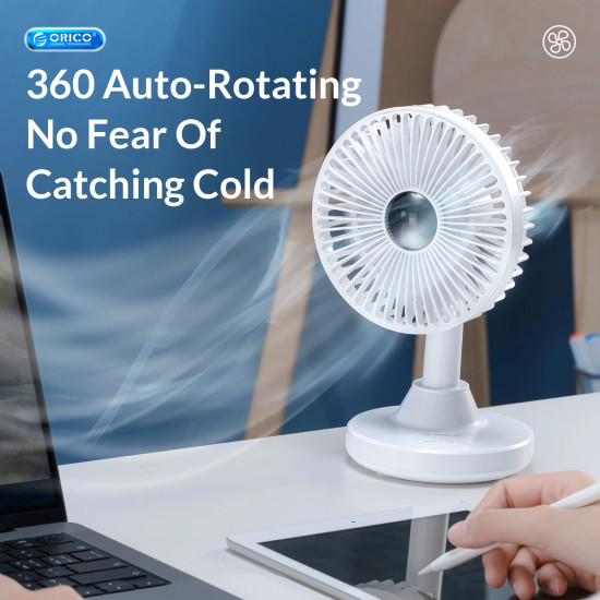 Вентилатор за бюро Orico Desktop USB Fan - YT-N9C-BL-BP