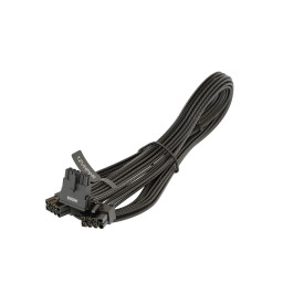 Модулен кабел Seasonic Modding Cable 600W, черен, 90 градуса, PCIe 5.0 12VHPWR, SS-2x8P-90-12V-2x6-600-BK
